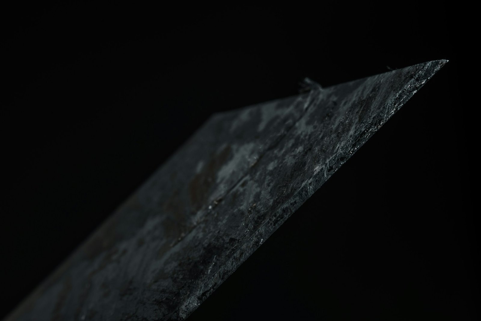 Filo de un cuchillo forjado